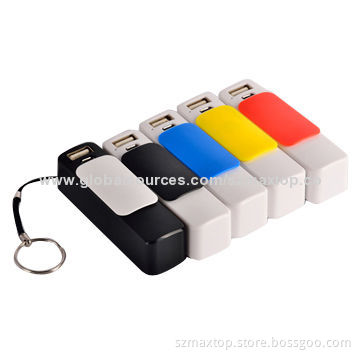 Promotional Novelty Gift Power Bank, 2200mAh with ABS Housing +100% Full CapacityNew